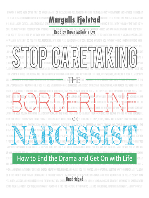 Title details for Stop Caretaking the Borderline or Narcissist by Margalis Fjelstad - Available